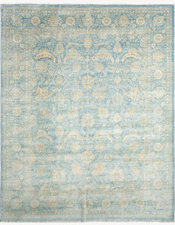 7' 10 x 9' 8 Hand Knotted Ziegler Rug