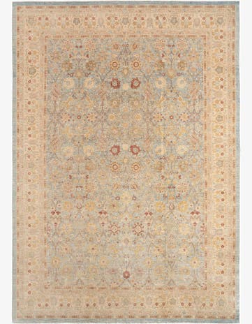 12' x 17' 4 Hand Knotted Ziegler Rug