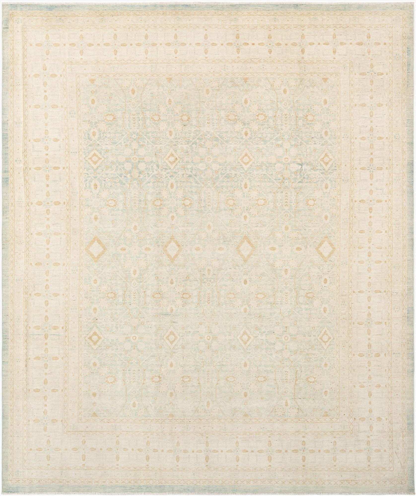 8' 2 x 9' 11  Hand Knotted Ziegler Rug
