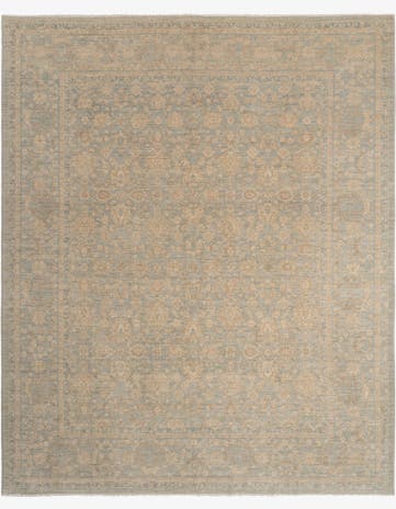 7' 11 x 9' 10 Hand Knotted Ziegler Rug
