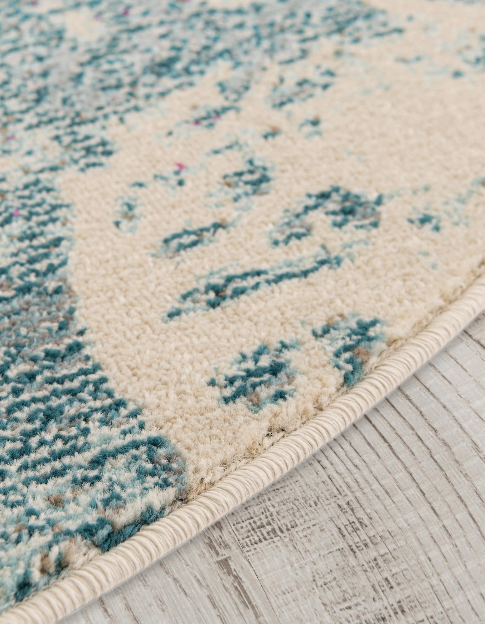 4' x 4' Washable Amalfi Round Rug