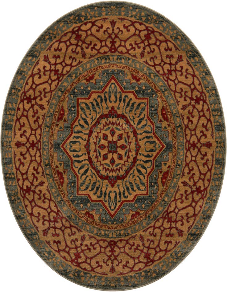 Detail image of 6' x 6' Amina Round Rug
