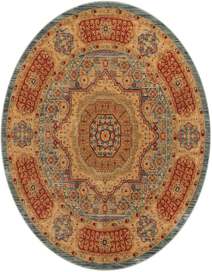 Detail image of 8' x 8' Amina Round Rug