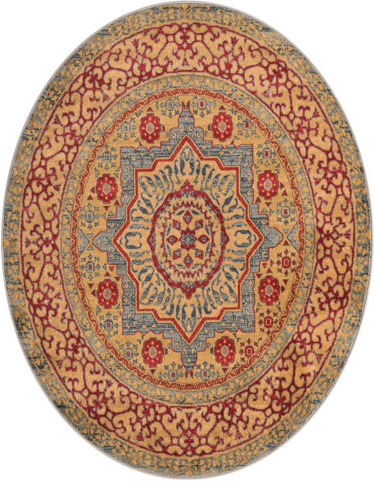 Detail image of 5' x 5' Amina Round Rug