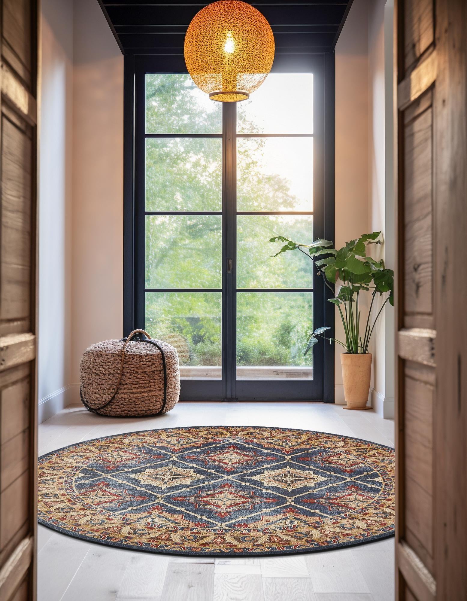 8' x 8' Arcadia Round Rug