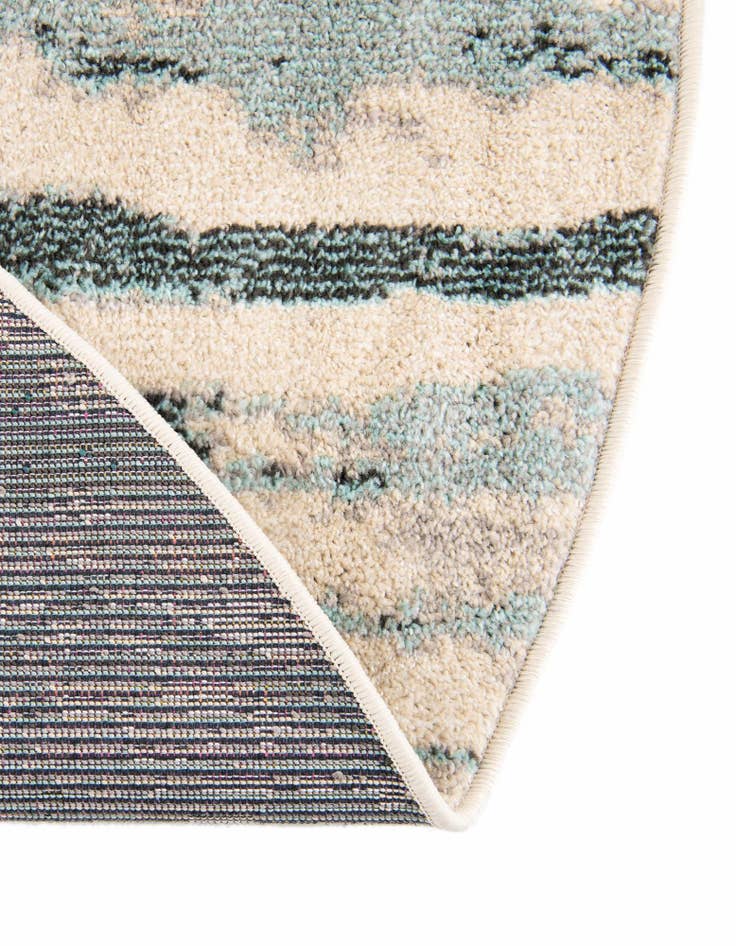 Detail image of 8' x 8'  Washable Casablanca Round Rug