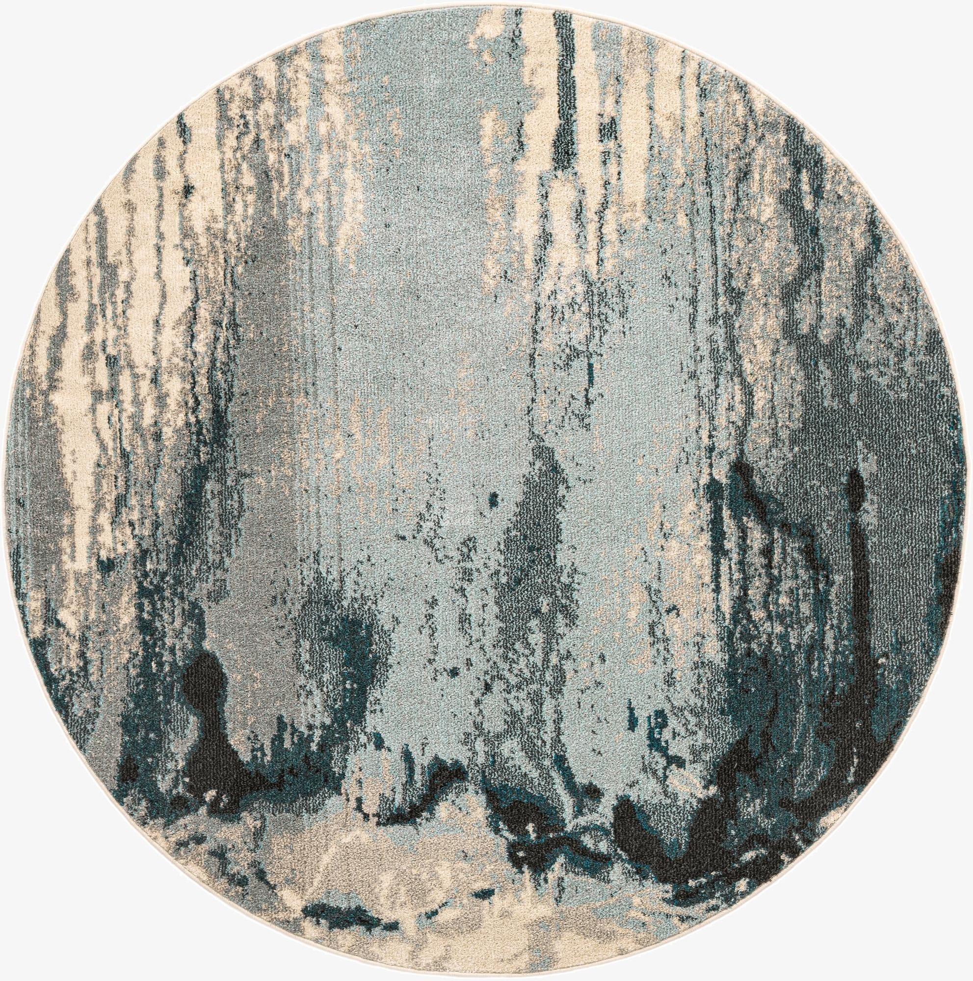 6' x 6'  Washable Casablanca Round Rug