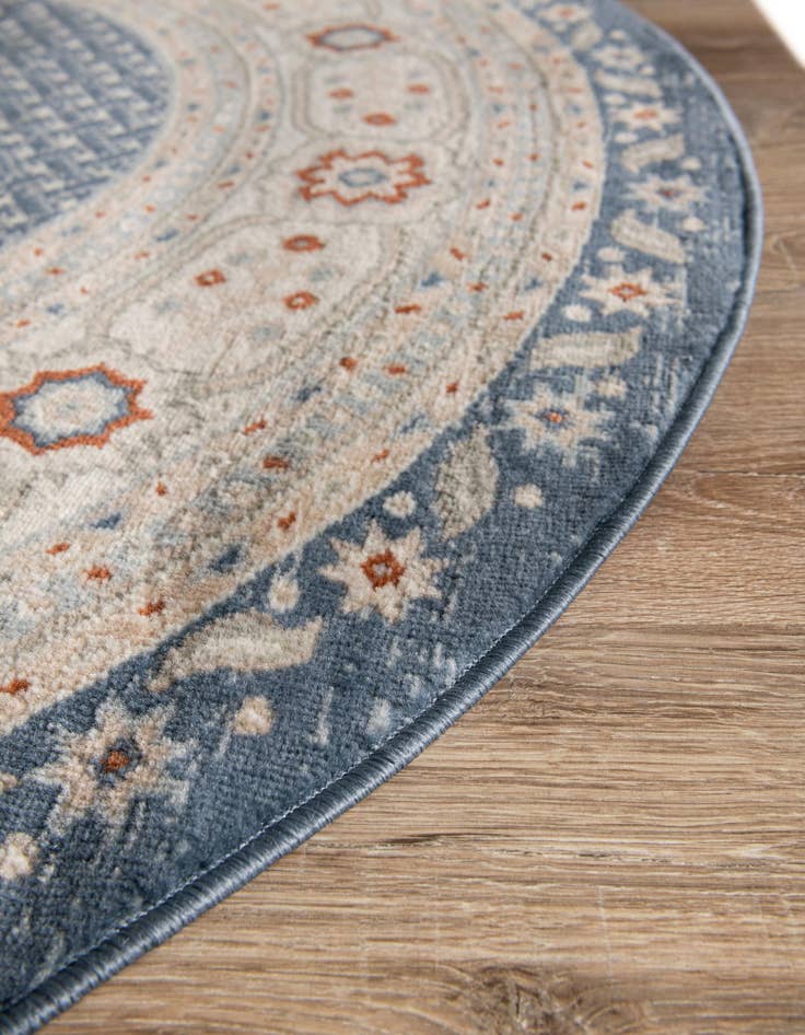 Detail image of 5' 3 x 5' 3 Charlotte Round Rug