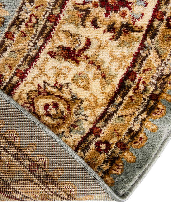 185cm x 185cm Klassischer Agra Rund Teppich