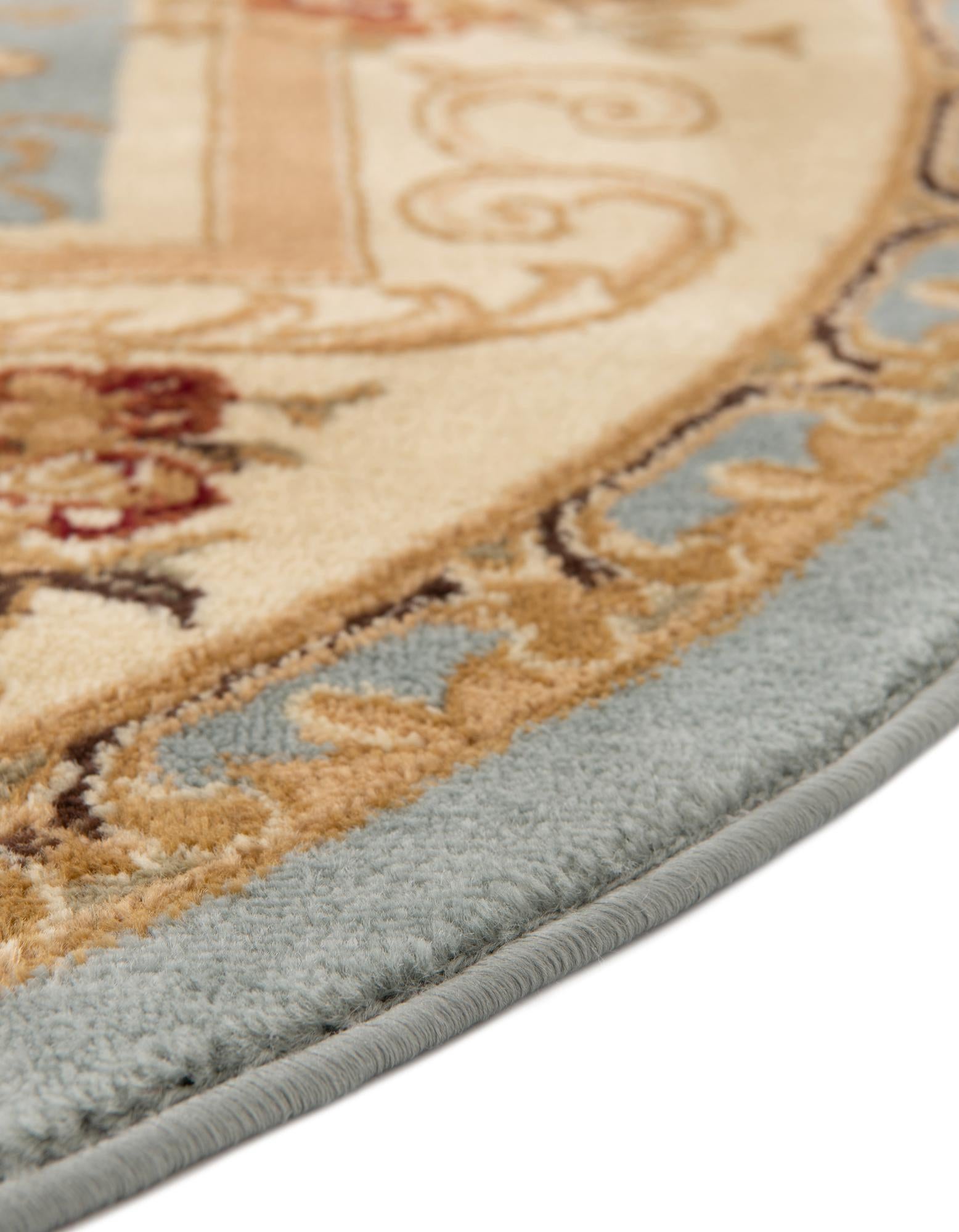 7' x 7' Classic Aubusson Round Rug
