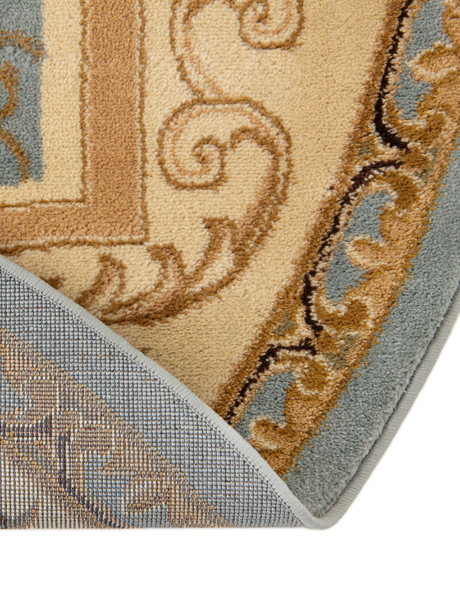 7' x 7' Classic Aubusson Round Rug
