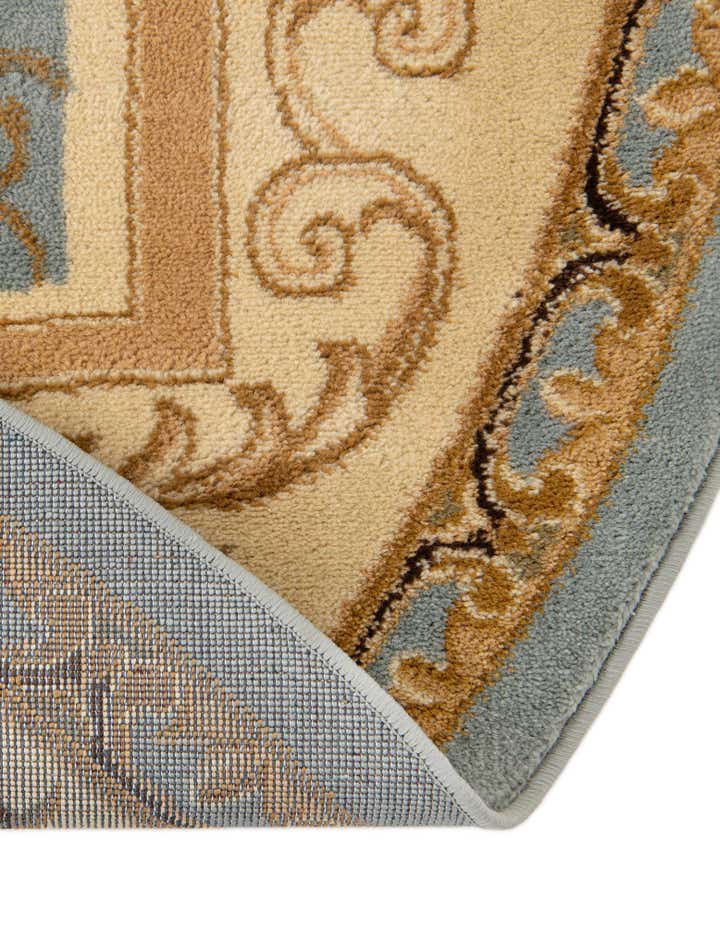 215cm x 215cm Aubusson classique Tapis Rond
