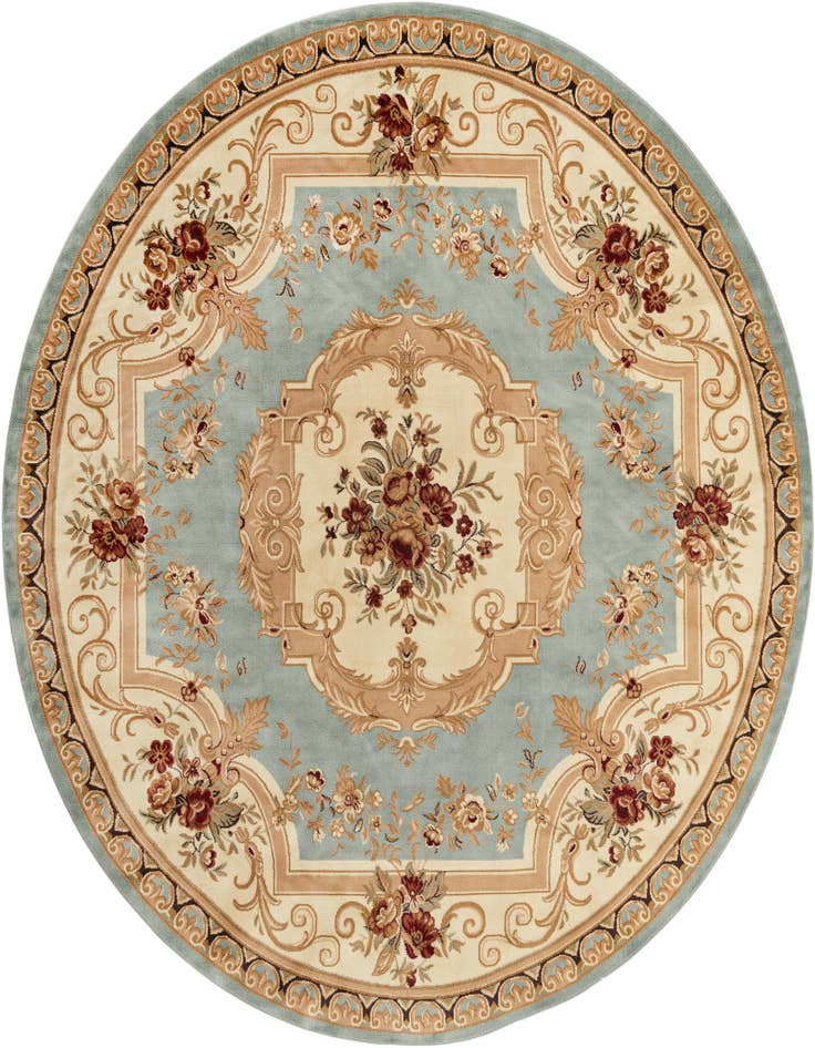 Detail image of 10' x 10' Classic Aubusson Round Rug