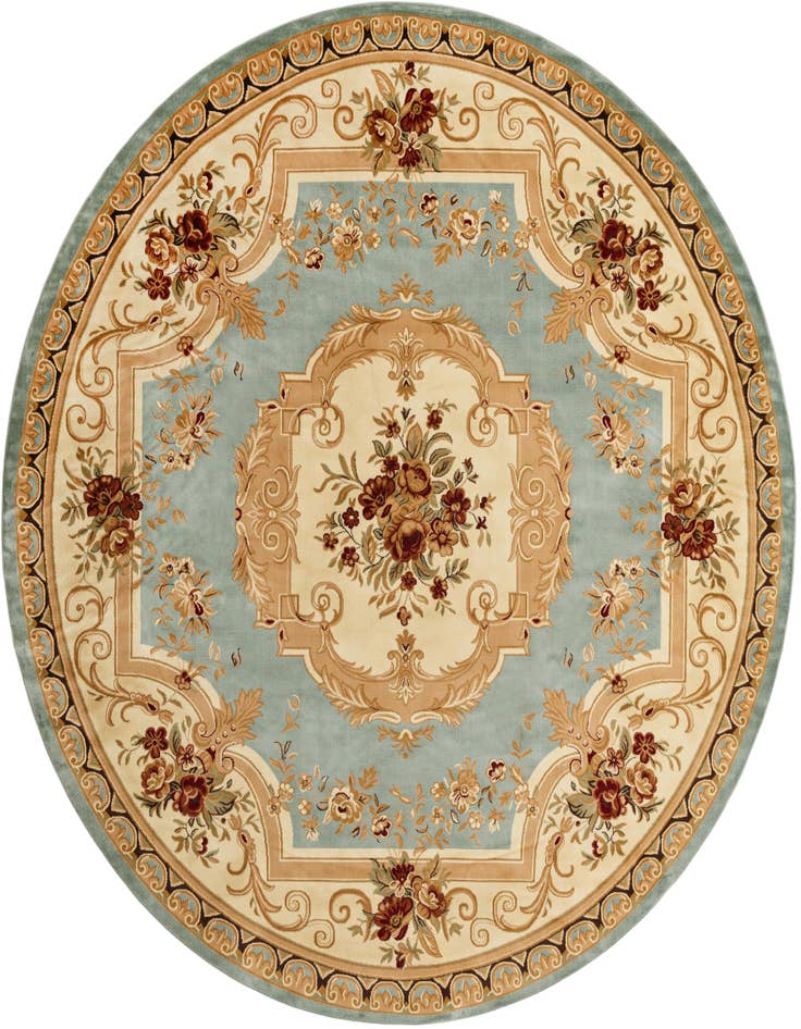 Detail image of 13' x 13' Classic Aubusson Round Rug