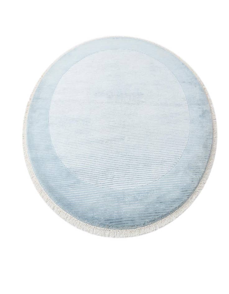 Detail image of 6' 8 x 6' 8 Hand Knotted Darya Wool Round Rug