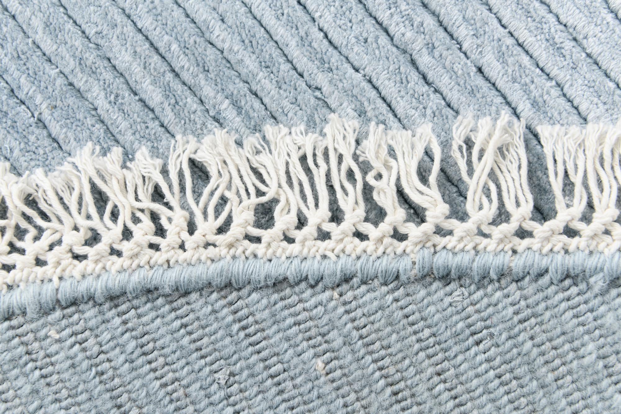 6' 8 x 6' 8 Hand Knotted Darya Wool Round Rug