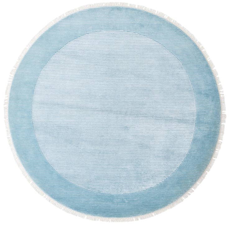 Detail image of 6' 8 x 6' 8 Hand Knotted Darya Wool Round Rug
