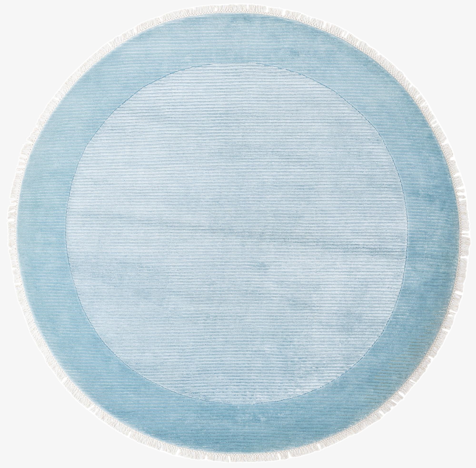 6' 8 x 6' 8  Hand Knotted Darya Wool Round Rug