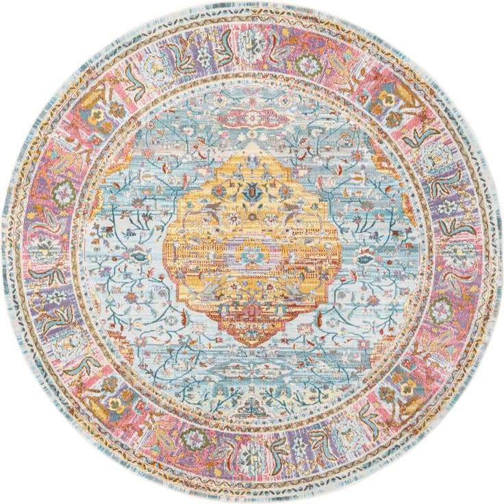 Vue détaillée : 245cm x 245cm Havana Tapis Rond