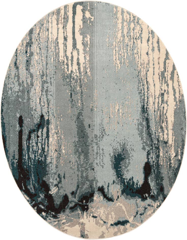 Detail image of 8' x 8' Washable Hyacinth Round Rug