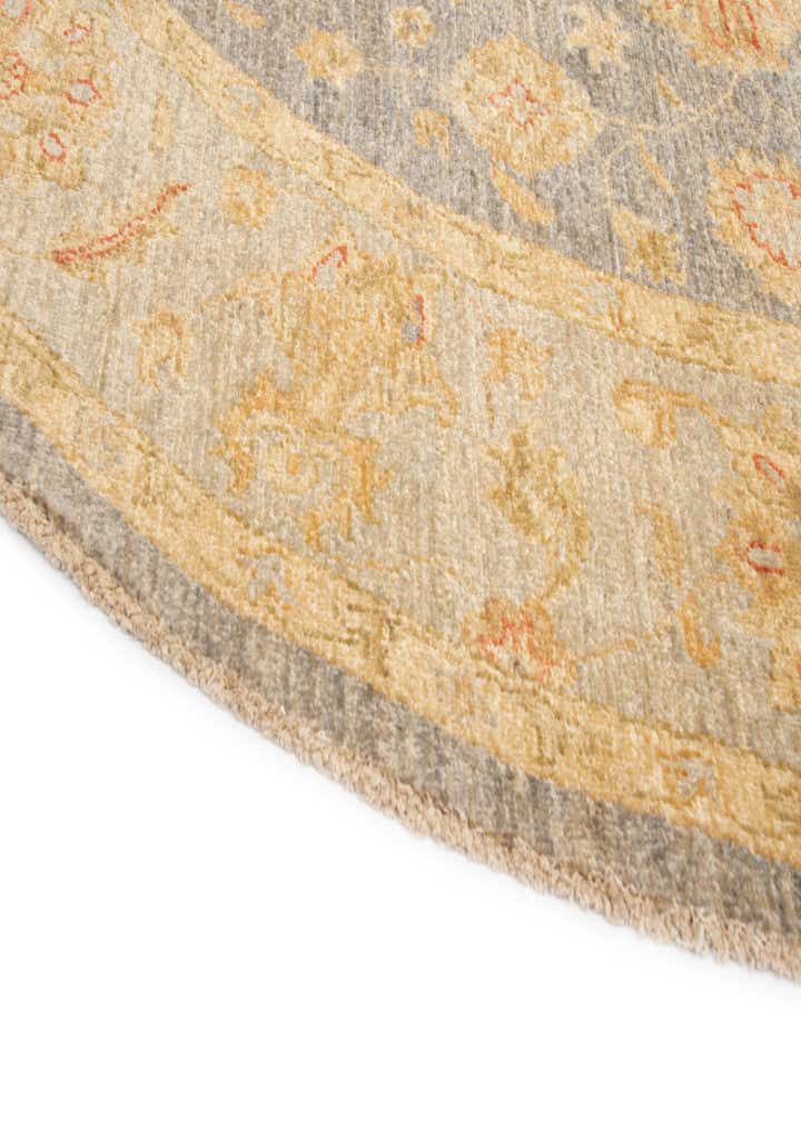 6' 6 x 6' 7 Kaizar Wool Round Rug