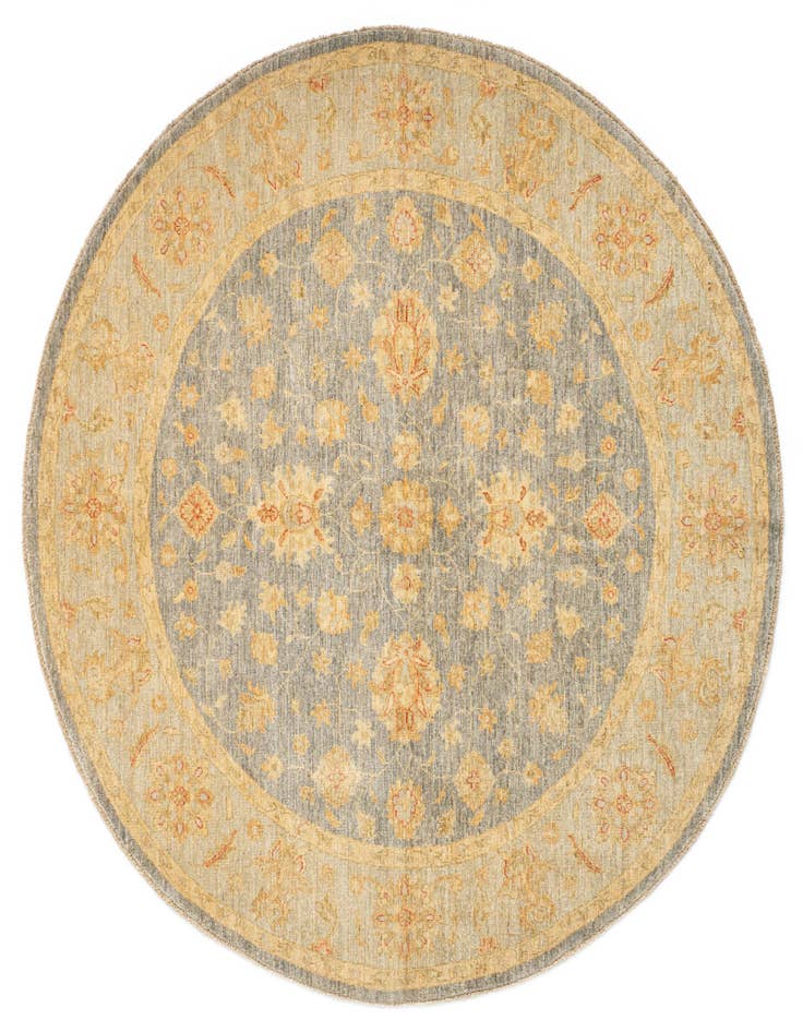 Detail image of 6' 6 x 6' 7 Kaizar Wool Round Rug