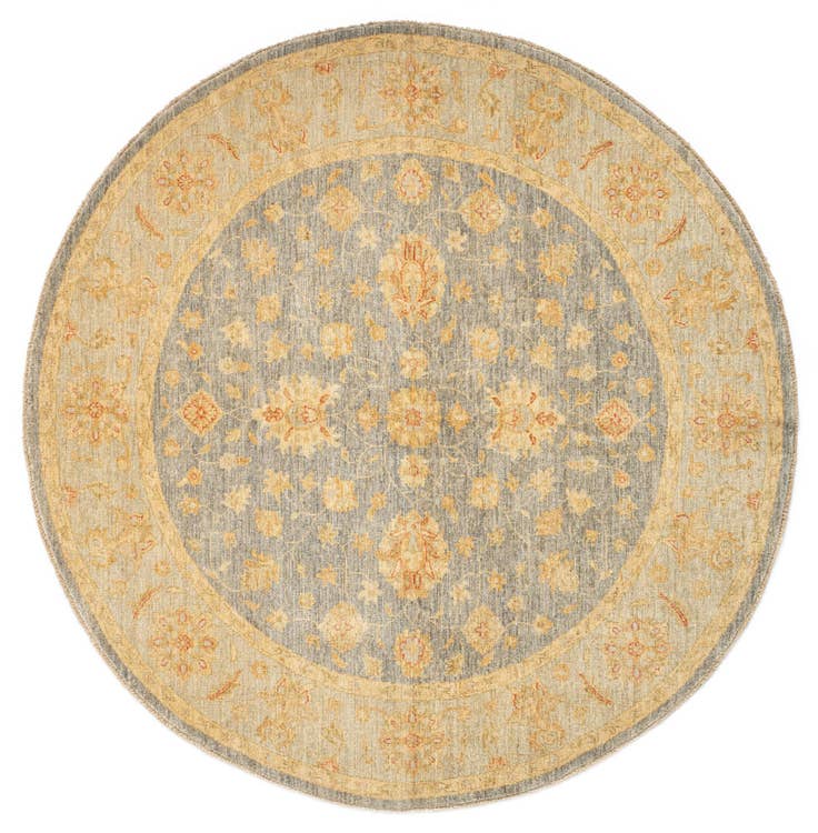 Detail image of 6' 6 x 6' 7 Kaizar Wool Round Rug