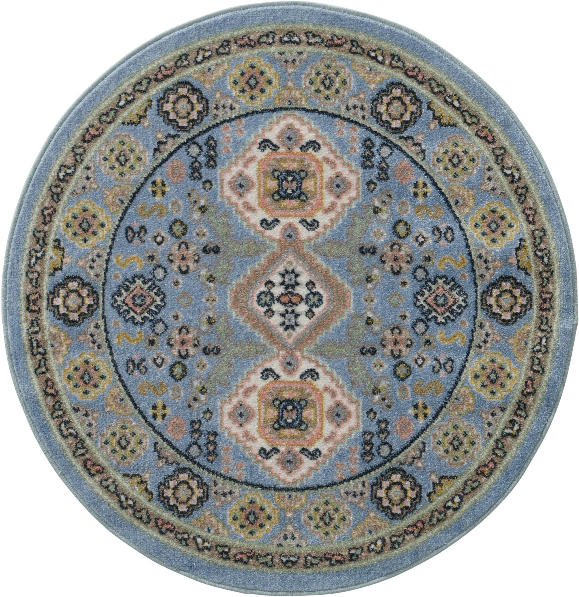 3' 3 x 3' 3 Kamala Washable Round Rug