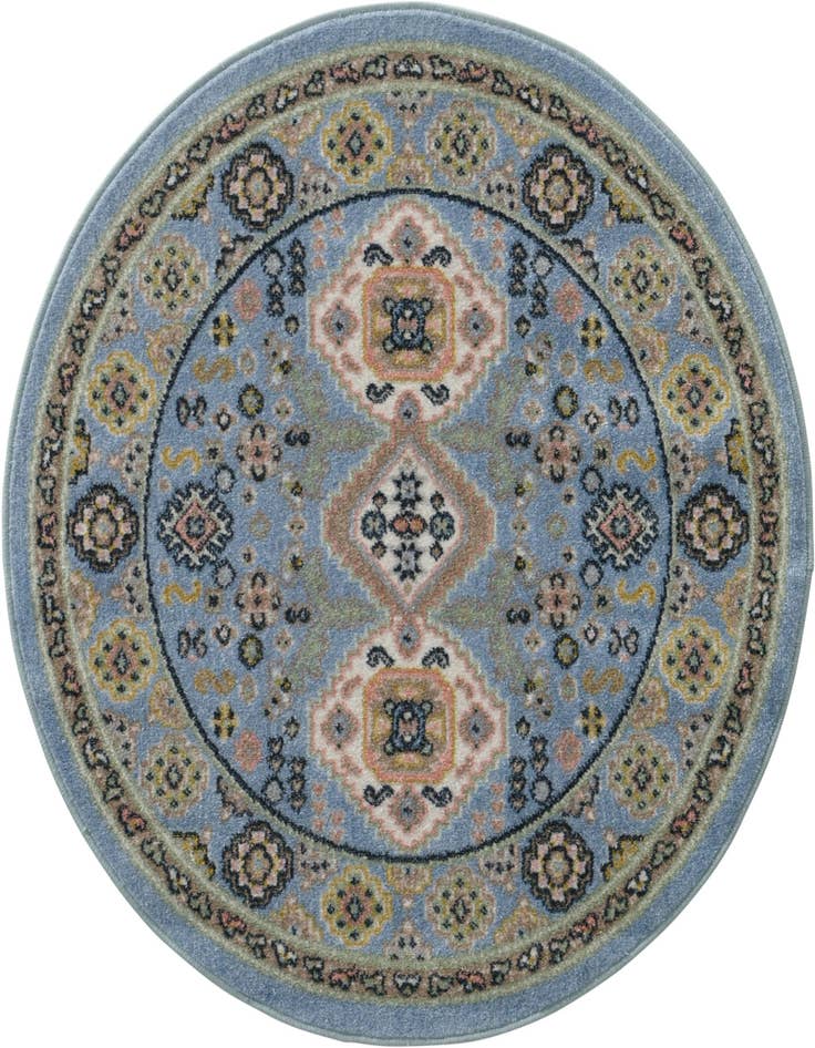 Detail image of 3' 3 x 3' 3 Kamala Washable Round Rug