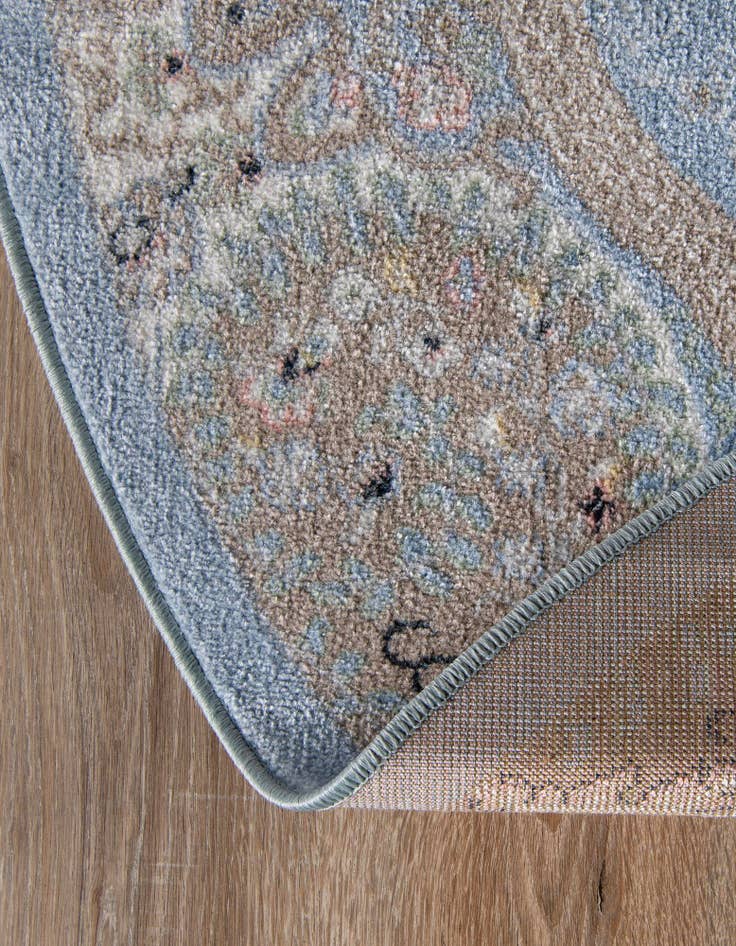 Detail image of 5' 3 x 5' 3 Kamala Washable Round Rug