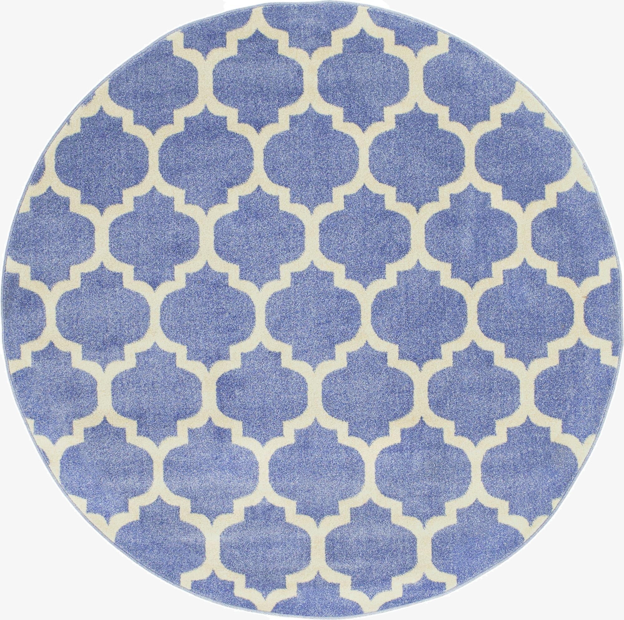 3' x 3' Lattice Round Rug