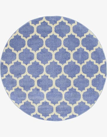 3' x 3' Lattice Round Rug