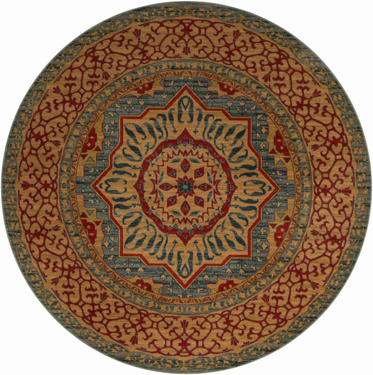 Detail image of 8' x 8' Mamluk Round Rug