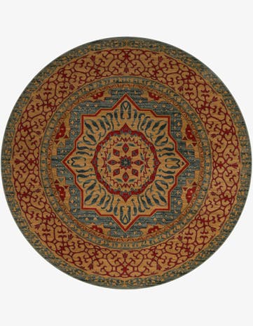 8' x 8' Mamluk Round Rug