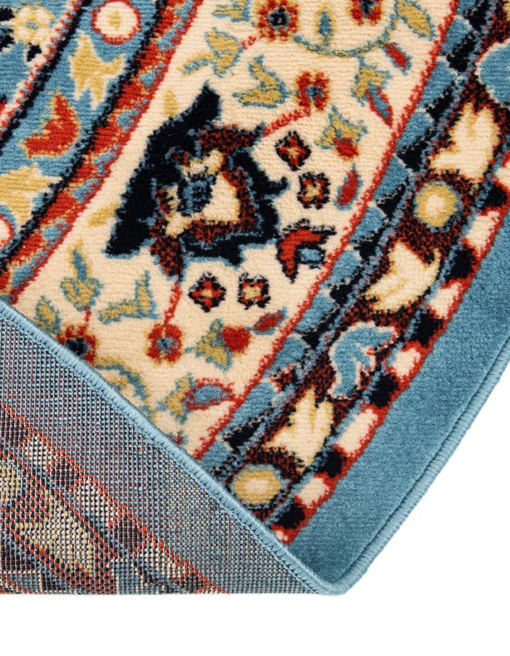 Detail image of 7' 10 x 7' 10 Mashad Design Round Rug