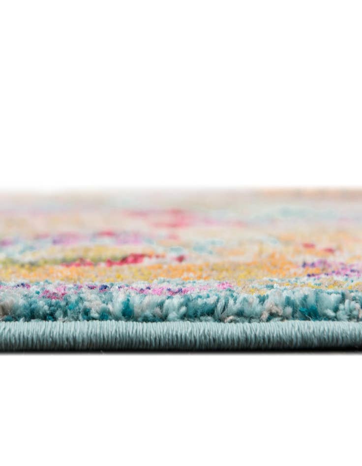 Detail image of 185cm x 185cm  Washable Santa Fe Round Rug