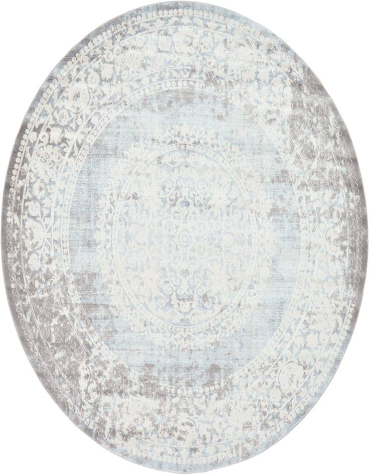 Detail image of 8' x 8' Modern Classical Round Rug