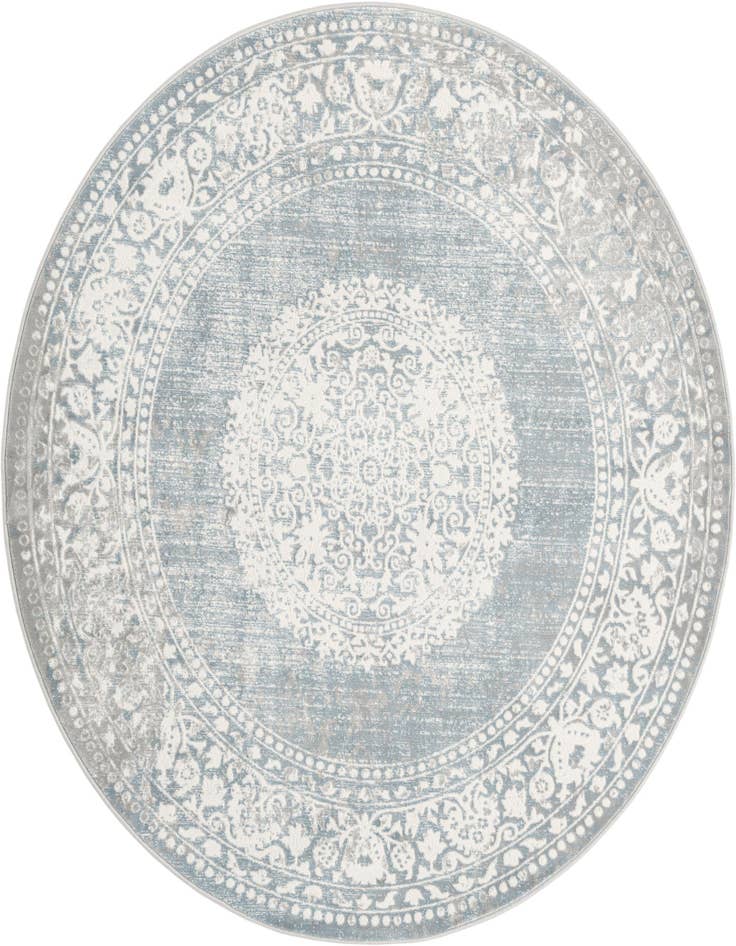 Detail image of 6' x 6' Modern Classical Round Rug