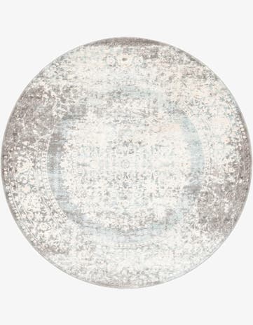5' x 5' Modern Classical Round Rug
