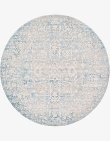 6' x 6' Modern Classical Round Rug