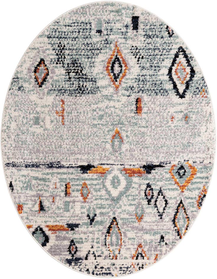Detail image of 7' x 7' Morocco Round Rug