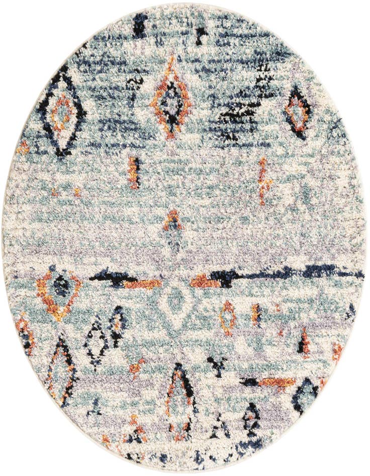 Detail image of 4' x 4' Morocco Round Rug