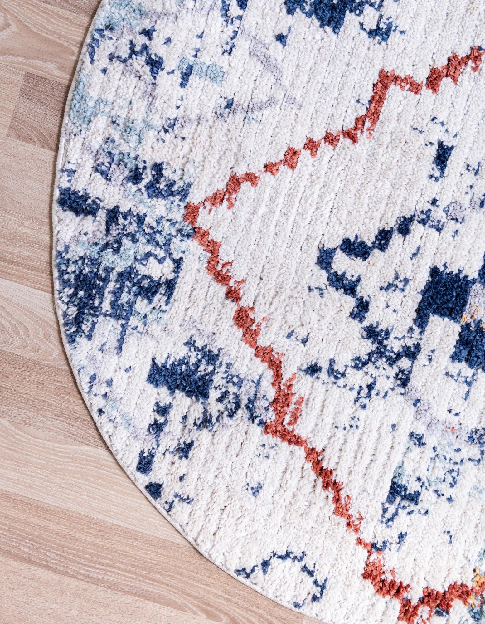 4' x 4' Morocco Round Rug