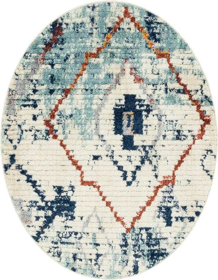 Detail image of 4' x 4' Morocco Round Rug