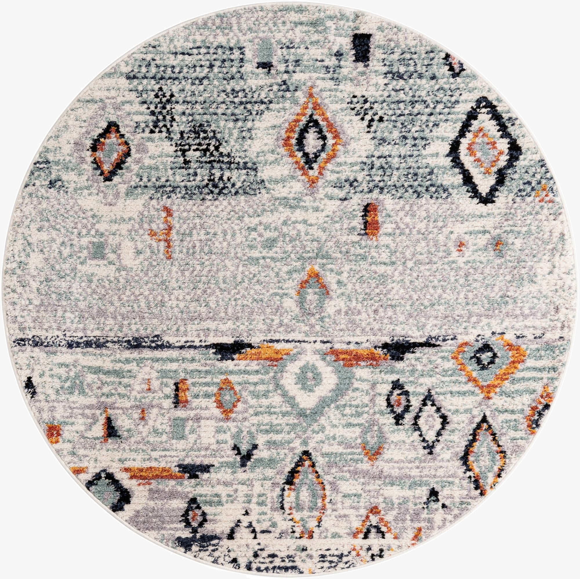 7' x 7' Morocco Round Rug