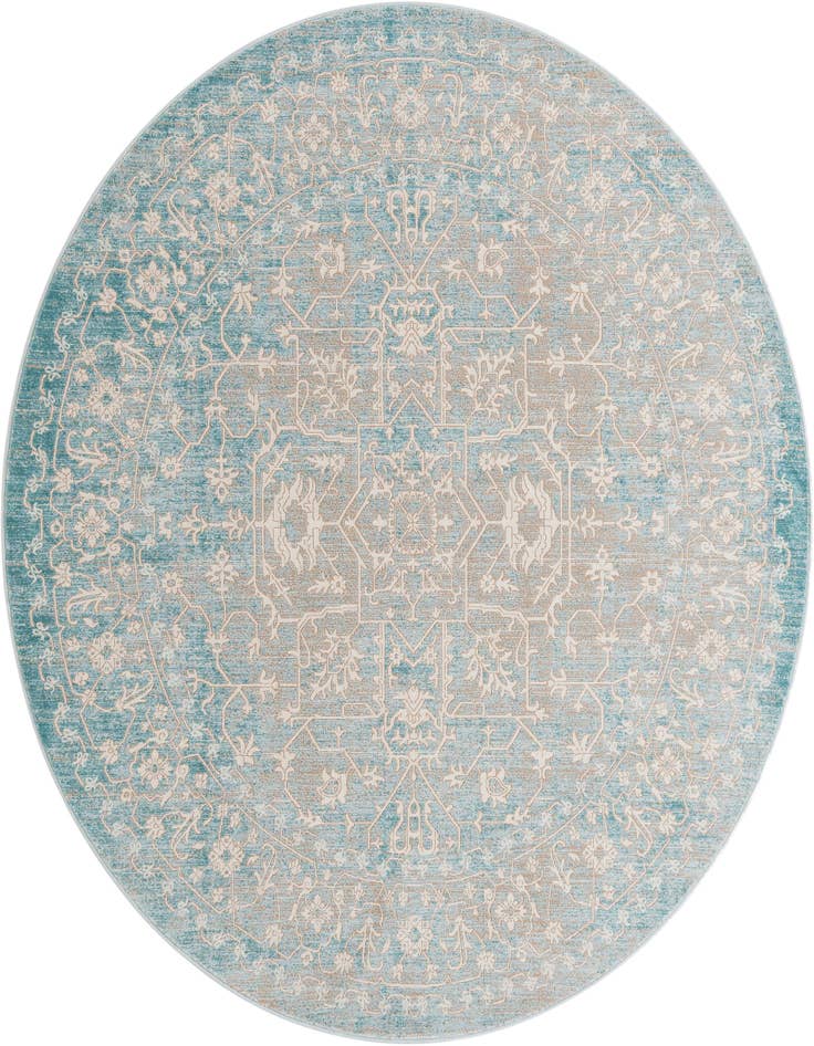Detail image of 8' x 8' New Vintage Round Rug
