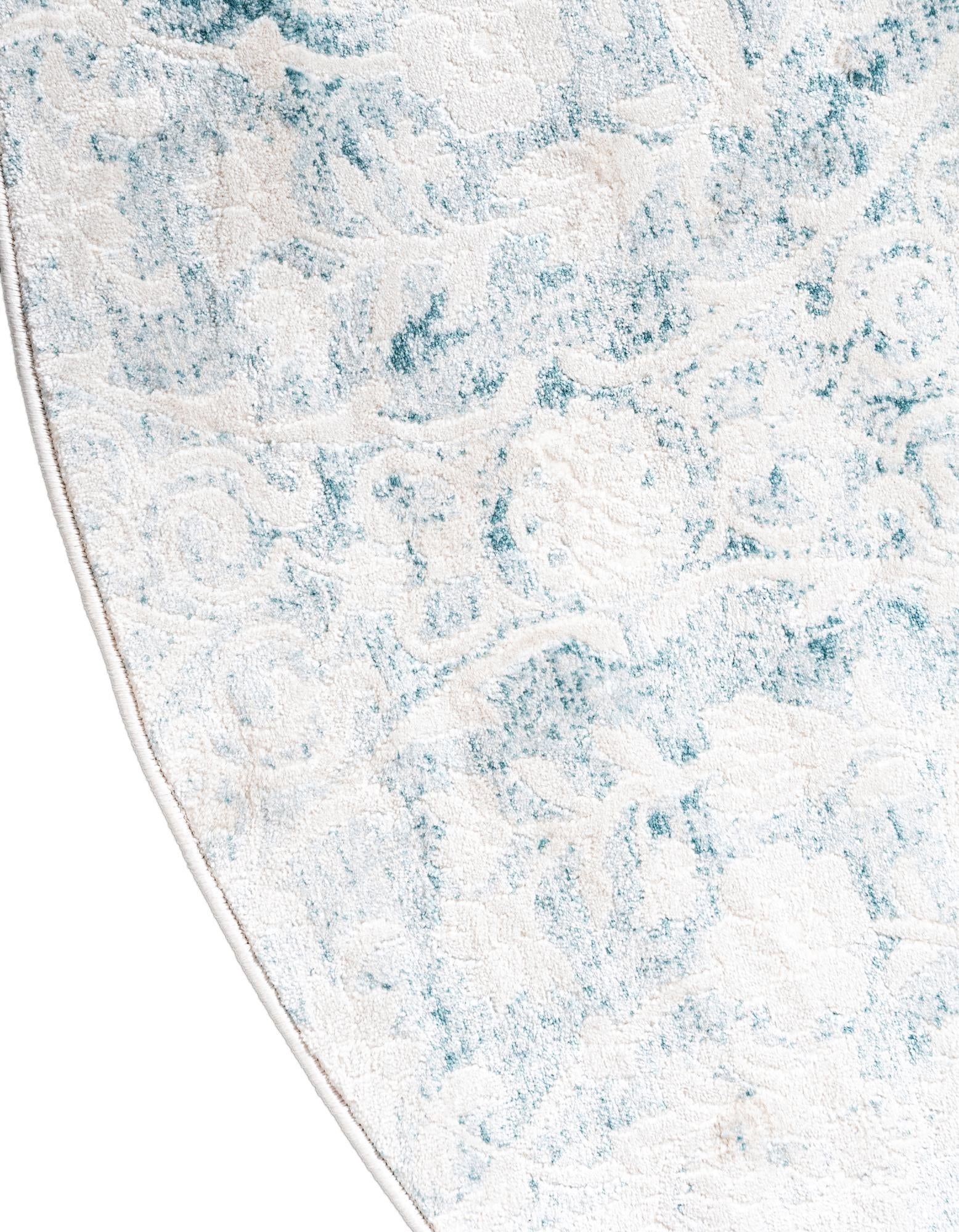 4' x 4' New Vintage Round Rug