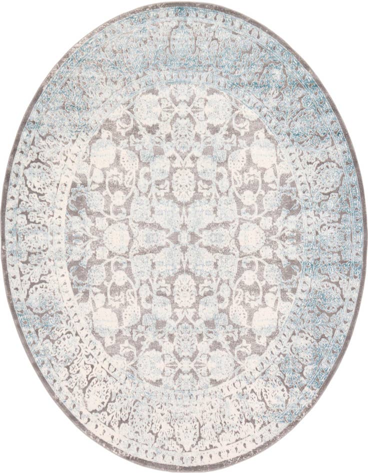 Detail image of 8' x 8' New Vintage Round Rug