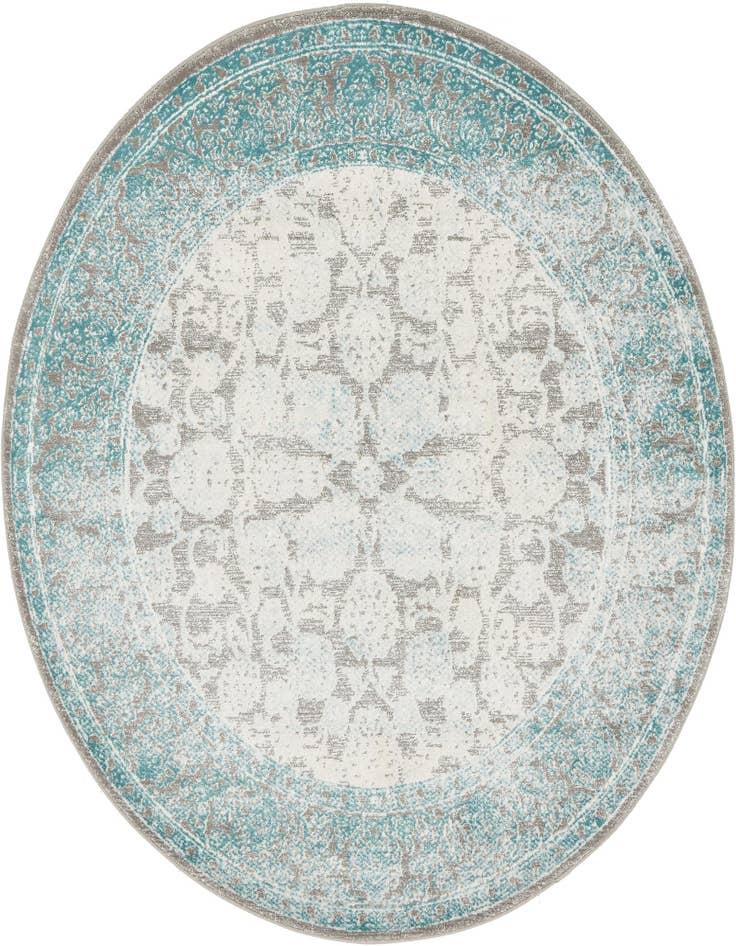 Detail image of 4' x 4' New Vintage Round Rug
