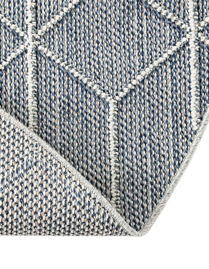 3' 1 x 3' 1 Easy-Clean Trellis Indoor / Outdoor Round Rug